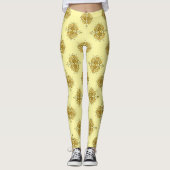 Leggings Baroque d'or d'été (Devant)