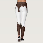 Leggings Barre à bonbons au chocolat (Dos)