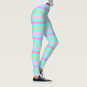 Leggings Barré, turquoise (Droite)