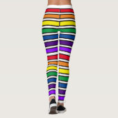 Leggings - Barres de couleur arc-en-ciel (Dos)