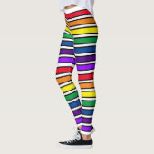 Leggings - Barres de couleur arc-en-ciel (Gauche)