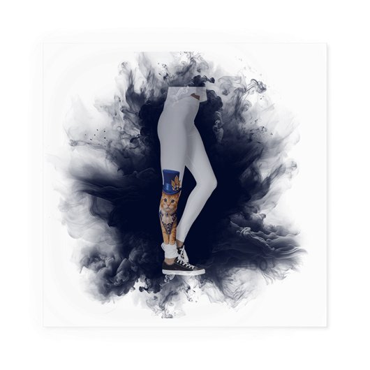 Leggings Bas de chat chapeauté Blue Rose