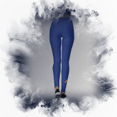 Leggings Bas de chat chapeauté Blue Rose