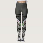 Leggings Bas de fleurs (Devant)