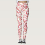 Leggings Bas nordiques Noël scandinave Rouge Blanc<br><div class="desc">Cute Scandi Christmas Stockage design en rouge et blanc pour un maximum de confort!</div>