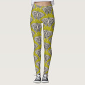Leggings basalte de citron papillon (Devant)