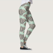Leggings basalte de la menthe (Droite)