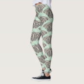 Leggings basalte de la menthe (Gauche)