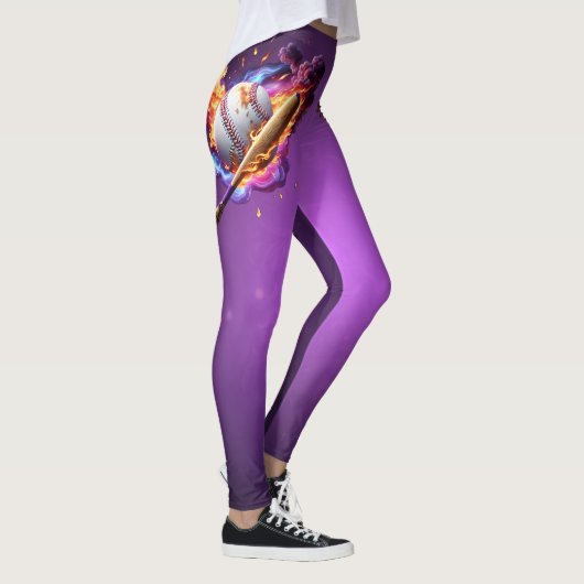 Leggings Baseball en feu. (Droite)