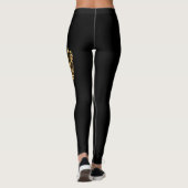 Leggings Baseball Maman Leopard Softball Mama Fête des Mère (Dos)