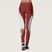 Leggings Baseball Personnalisé (Dos)