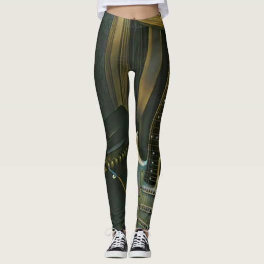 Leggings basse acoustique guitare électrique cadeau (Devant)