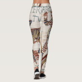Leggings Bataille de Hastings - Bayeux Tapestry King Harold (Dos)