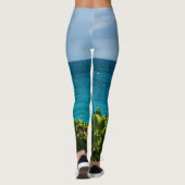 Leggings Bateau de croisière tropical (Dos)