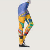 Leggings Bateaux de Van Gogh Impressionnisme Plage (Droite)