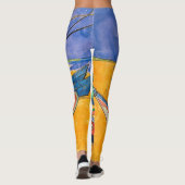 Leggings Bateaux de Van Gogh Impressionnisme Plage (Dos)