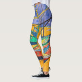 Leggings Bateaux de Van Gogh Impressionnisme Plage (Gauche)