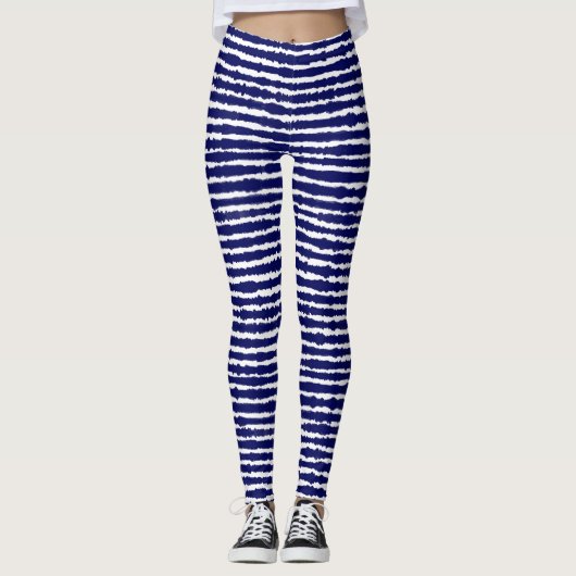 Leggings Batik Indigo Style Stripes (Devant)