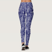 Leggings Batik Indigo Style Stripes - Bandes Verticales (Dos)