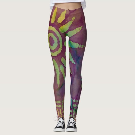 Leggings Batik solaire (Devant)