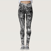 Leggings Bats extra Bats noir gothique Vampires Graves en c (Devant)