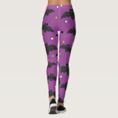 Leggings Bats noirs d'Halloween (Dos)
