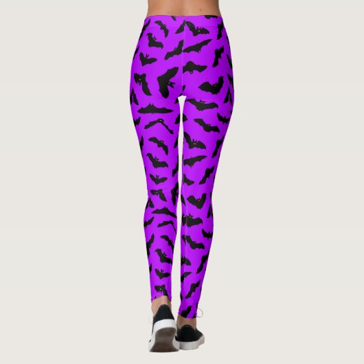 Leggings Bats volants mignons Motif chauve chauve-souris Ha (Dos)
