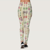 Leggings bauhaus abstrait géométrique (Dos)