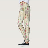 Leggings bauhaus abstrait géométrique (Gauche)
