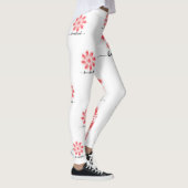 Leggings Be centered red mandala fractal (Droite)