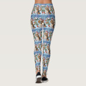 Leggings Beagle Chien Winter Wonderland Noël Joie (Dos)