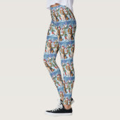 Leggings Beagle Chien Winter Wonderland Noël Joie (Gauche)