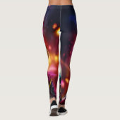 Leggings Beagle dans un Casquette rose (Dos)