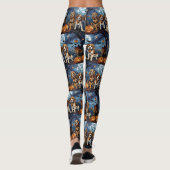 Leggings Beagle Halloween Effrayant (Dos)