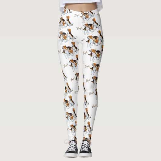 Leggings beagle hounds (Devant)