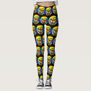 Leggings Bears Love Couple LGBT Arc-en-ciel