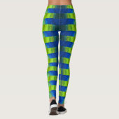 Leggings Beau Alien Peacock Abstrait (Dos)