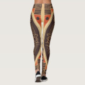 Leggings Beau Art Abstrait traditionnel (Dos)