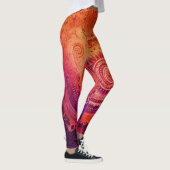 Leggings Beau Art Abstrait traditionnel (Droite)