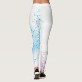 Leggings Beau Art Décor Géométrique Abstrait (Dos)