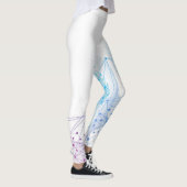 Leggings Beau Art Décor Géométrique Abstrait (Droite)
