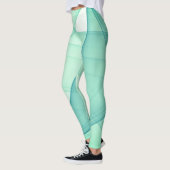 Leggings Beau Art Décor Géométrique Abstrait (Gauche)
