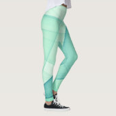 Leggings Beau Art Décor Géométrique Abstrait (Droite)