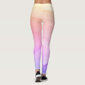 Leggings Beau Art Décor Géométrique Abstrait (Dos)