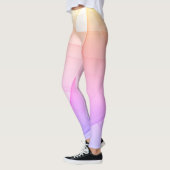 Leggings Beau Art Décor Géométrique Abstrait (Gauche)