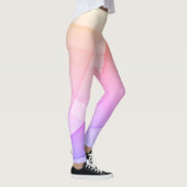 Leggings Beau Art Décor Géométrique Abstrait (Droite)