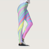 Leggings Beau Art Holographique en marbre (Droite)