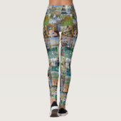 Leggings Beau Art Impressionniste Élégant (Dos)