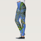Leggings Beau bleu extraordinaire week-end féminin (Gauche)