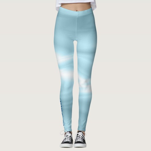 Leggings Beau Bride Bleu (Devant)